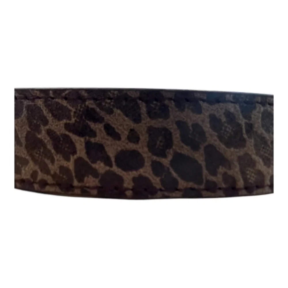 NWT Linea Pelle Convertible Animal Print Belt | Leopard M